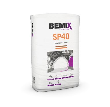 Sprutbetong Bemix SP40 i småsäck