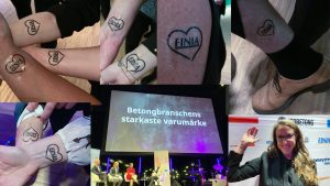 Finja blev utsett till Årets Starkaste Varumärke på Betonggalan 2022 i Stockholm.